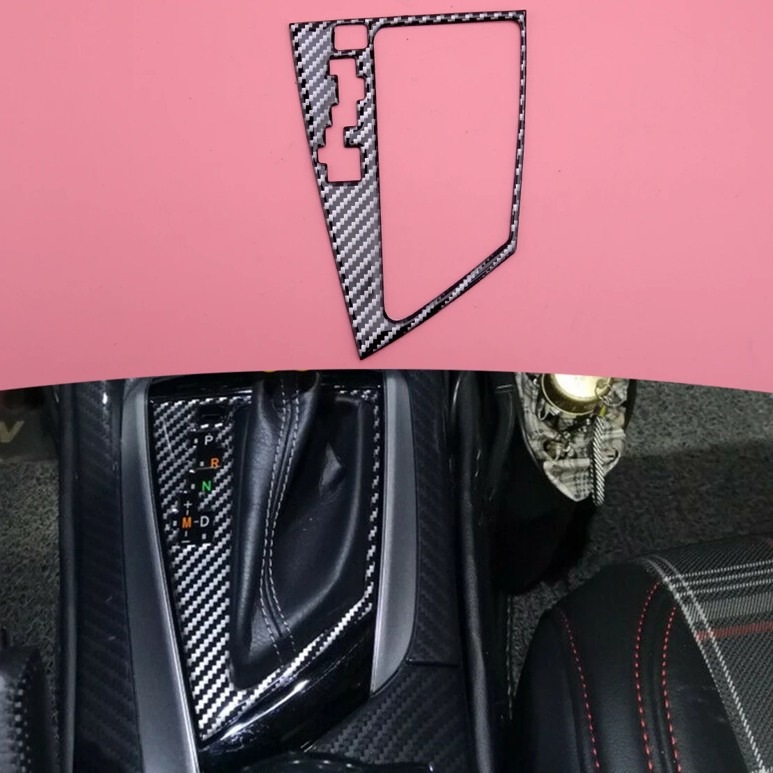 

Central Console Gear Shift Panel Trim Cover Frame Carbon Fiber Fit For Toyota Corolla 2014 2015 2016 2017 Left Hand Drive