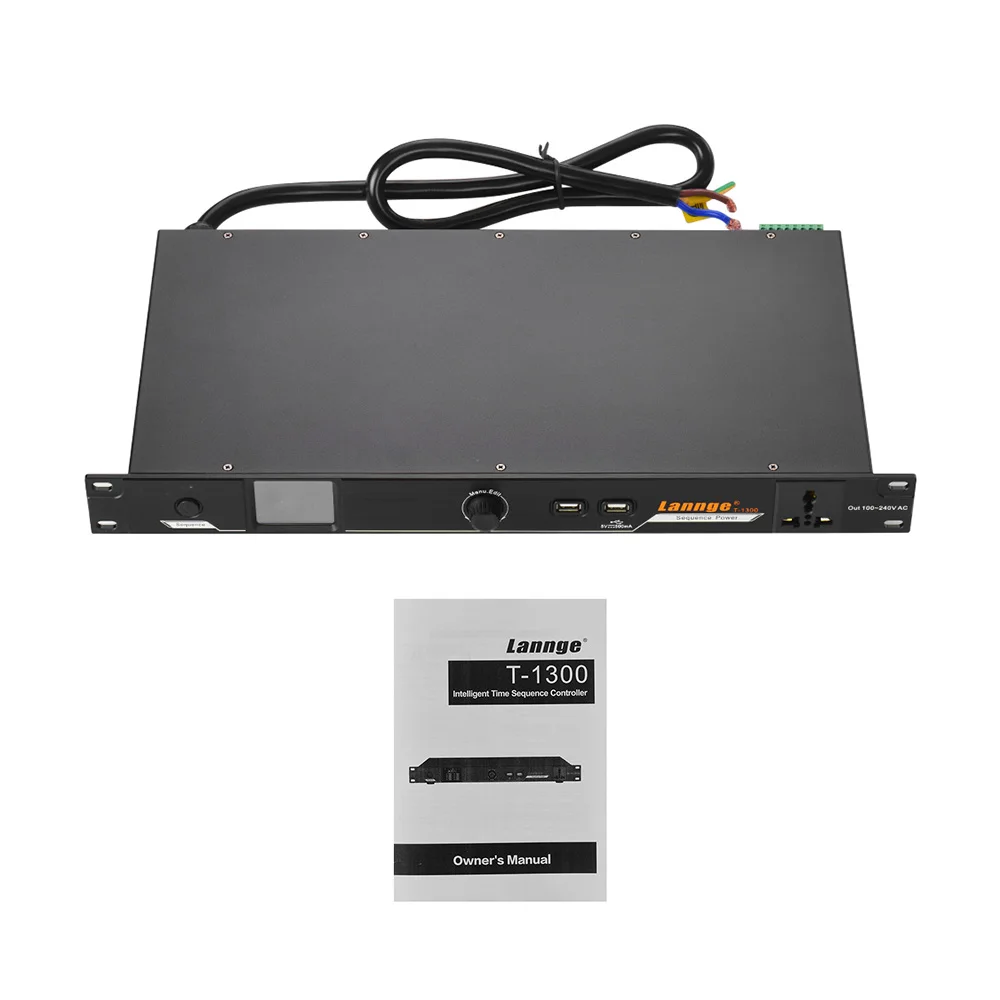 Lannge T-1300 8-channel Intelligent Power регулятор последовательности универсальный контроллер с
