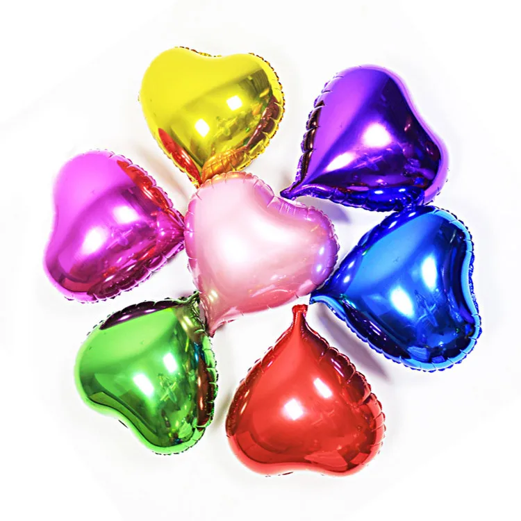 Алюминиевый воздушный шар из фольги в форме сердца праздник день рождения