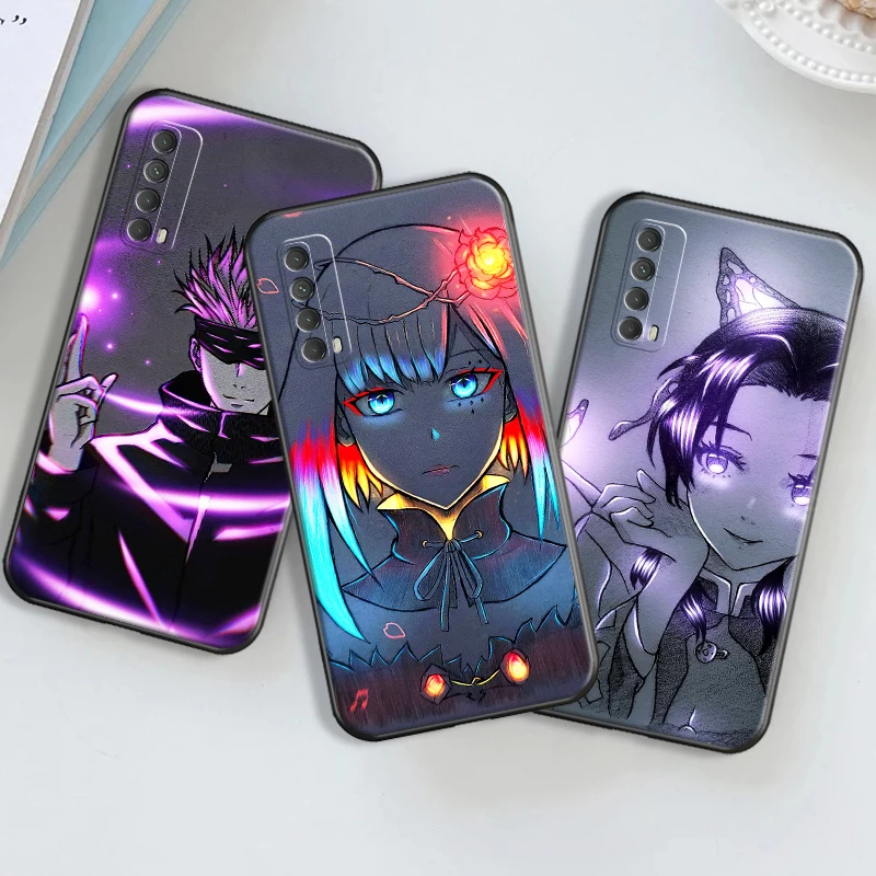 

Popular Japanese Cartoon Anime Phone Case For Huawei P Smart Z 2019 2021 P20 P30 P40 P40 Lite Pro P50 Pro Fashion Back Cover