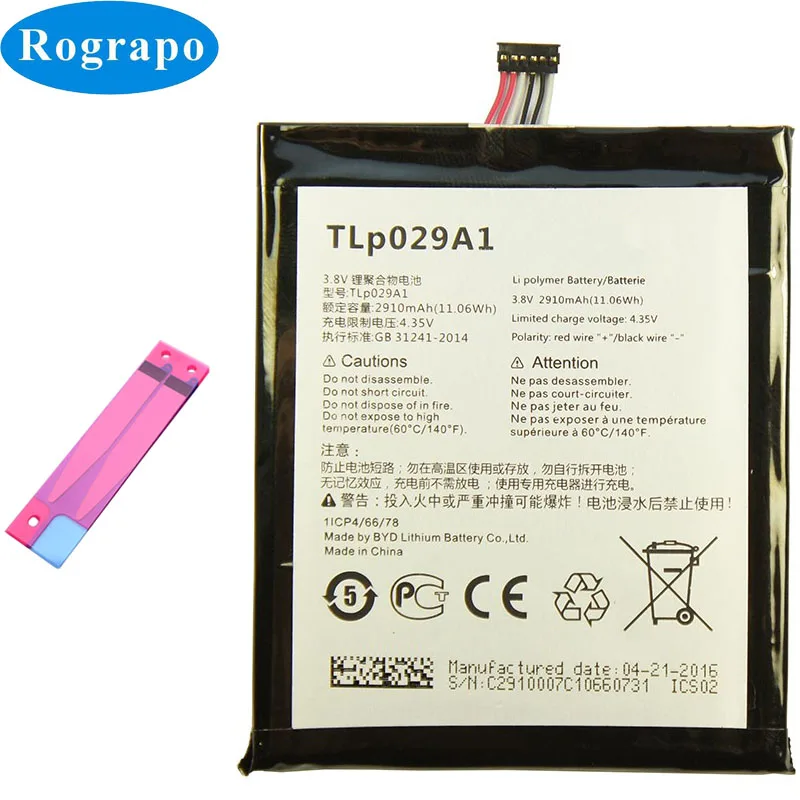 2910mAh TLp029A1 TLp029A2 S Сменный аккумулятор для Alcatel One Touch Pop 3 (5 5) I806 6045Y 6045K|Аккумуляторы