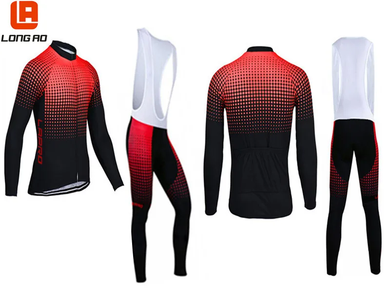

LONG AO Classic Style Pro Team Long Sleeve Cycling clothing/Spring breathable Bicycle MTB Bike Clothing ropa ciclismo