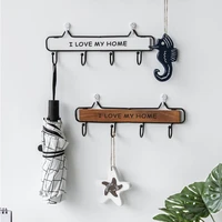 modern minimalist style wooden hanger hook wall mounted shelf hook storage rack home decoration hook key hook coat rack