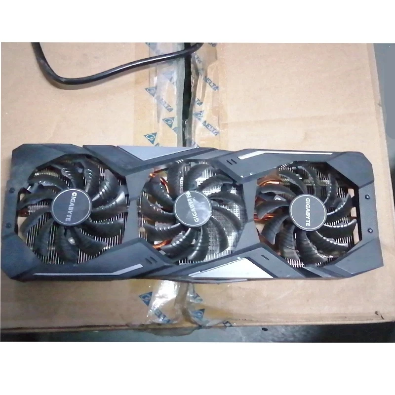 

Оригинальный Подержанный охлаждающий вентилятор Gigabyte GTX 1660 Super Geforce GTX 1660 Super Gaming OC 6G, Замена радиатора