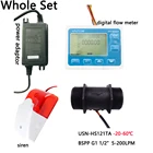 US211MA воды расходомер сигнализации и PA66 USN-HS121TA потока Senor турбинный расходомер G1-12 