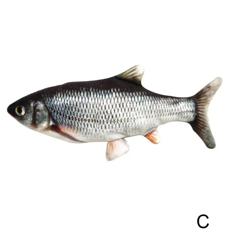 

inducing vibration tease electric fish simulation plush pet fish catnip to fish jump be will able toy H1Q6