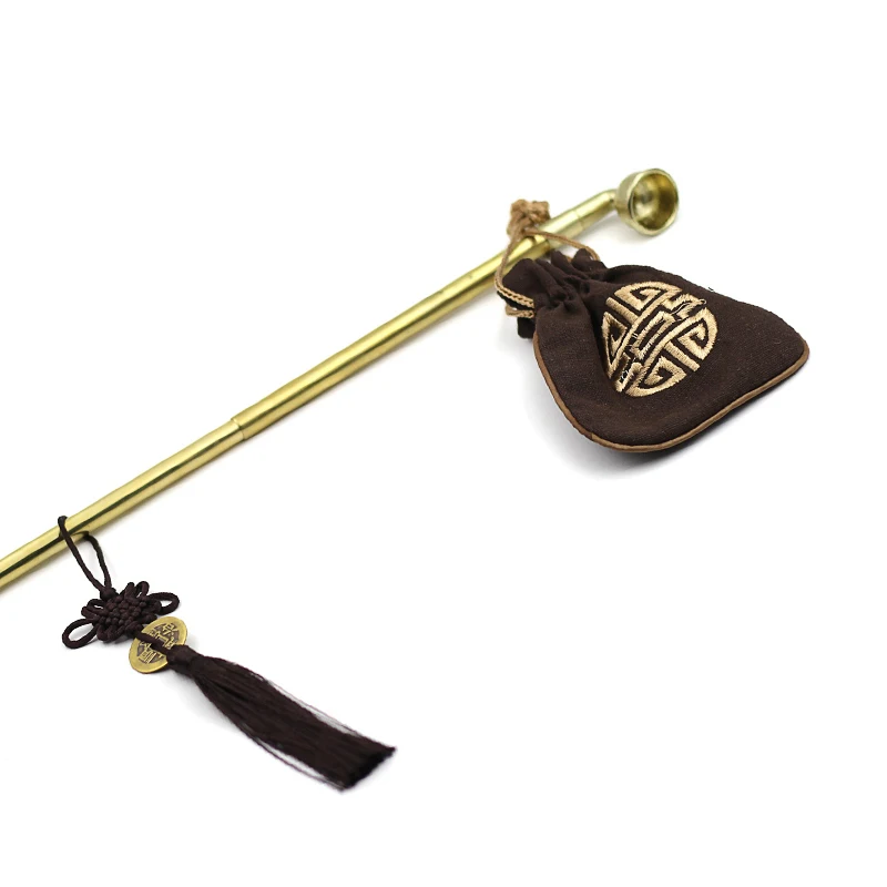 Портативная телескопическая винтажная медная трубка из цинкового сплава с