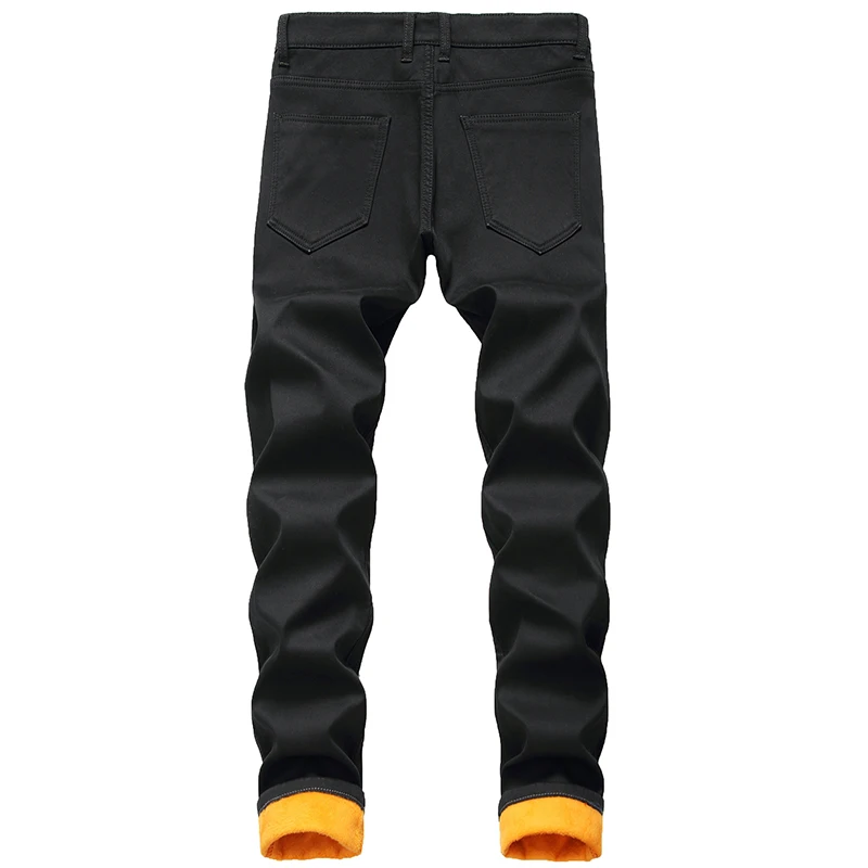 Джинсы gerшри мужские зимние композитные с бархатной подкладкой прямые