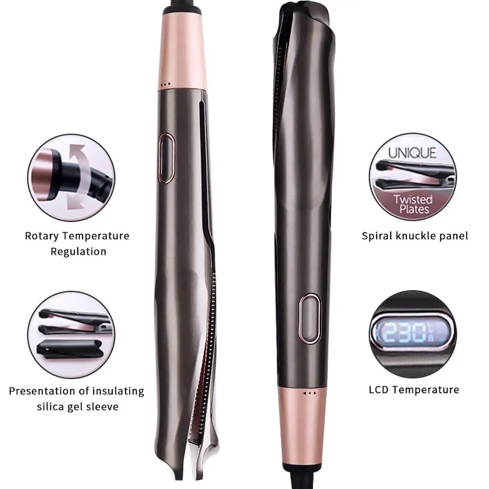 Выпрямитель для волос щипцы завивки керамический витой плоский утюг всех типов с