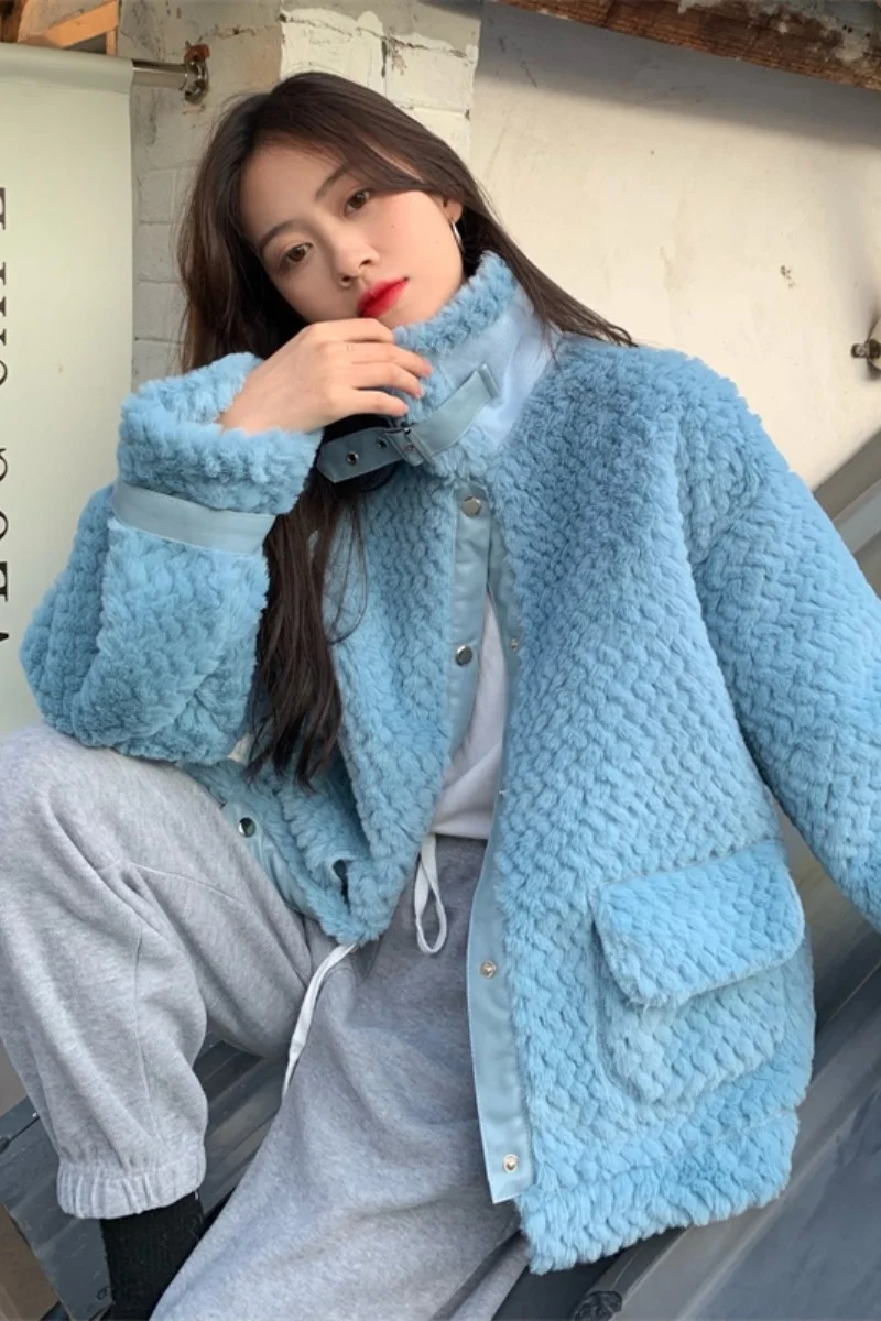 Меховая интегрированная мотоциклетная одежда хлопковая женская зимняя