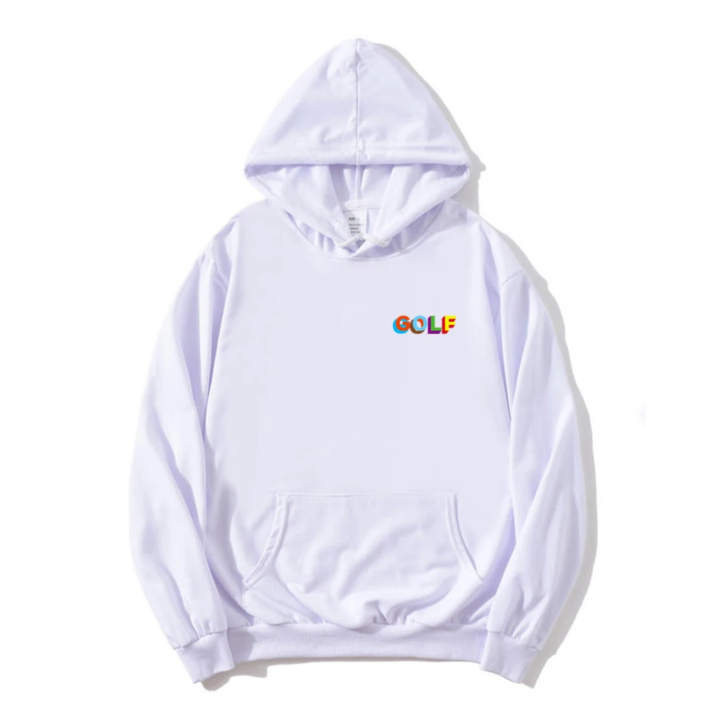 

Summer Sweatshirts Quality Casual Tops Male Graphic Men's Clothing Loose Thin Hoodies GOLF Printing Brand Streetwear