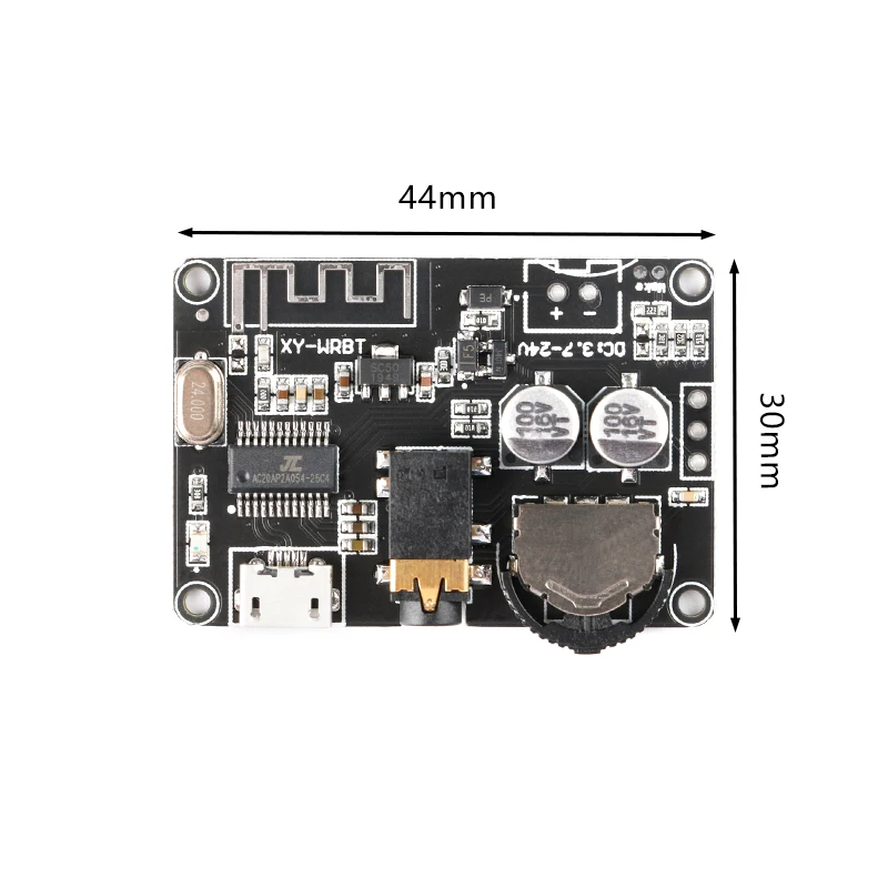 

Stereo Bluetooth Audio Module Bluetooth 5.0 Decoder Board Wide Voltage Adjustable Volume Speaker Amplifier XY-WRBT