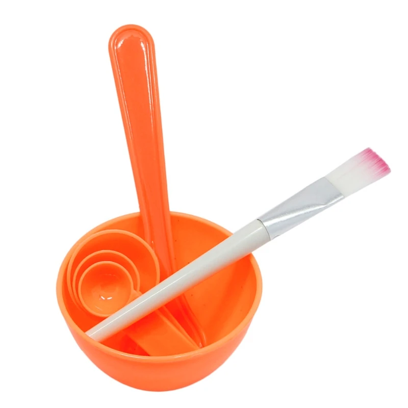 

4 in 1 DIY Facial Mask Mixing Bowl Brush Spoon Stick Tool Face Care Set