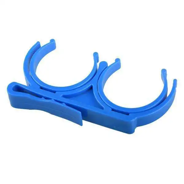 

2xPlastic Golf Accessory Golf Ball Holder Clip Clamp for Golfer Clubs Blue