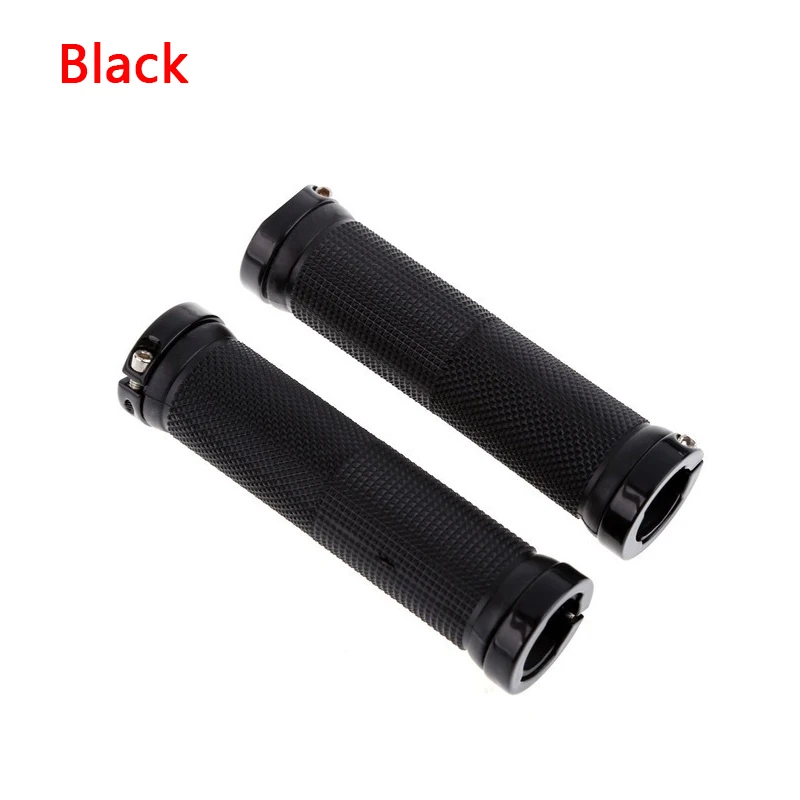 

1 Pair Bike Mountain Road Cycling Bike Bicycle MTB Handlebar Cover Grips Smooth Soft Rubber Antislip Handle Grip Lock Bar End