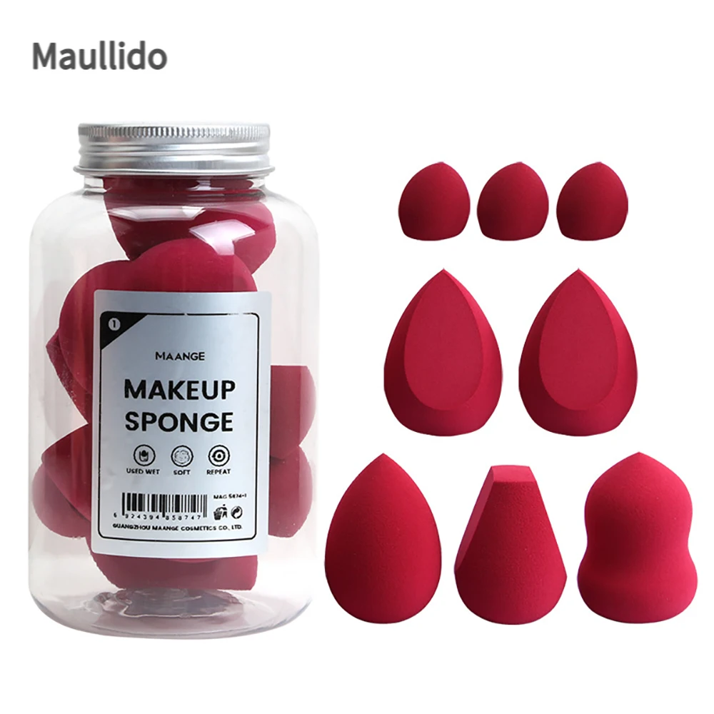 

8pcs Soft Makeup Blender Cosmetic Puff Makeup Sponge Multi Shape Foundation Powder Sponge Puff Beauty Tools Make Up Accessories