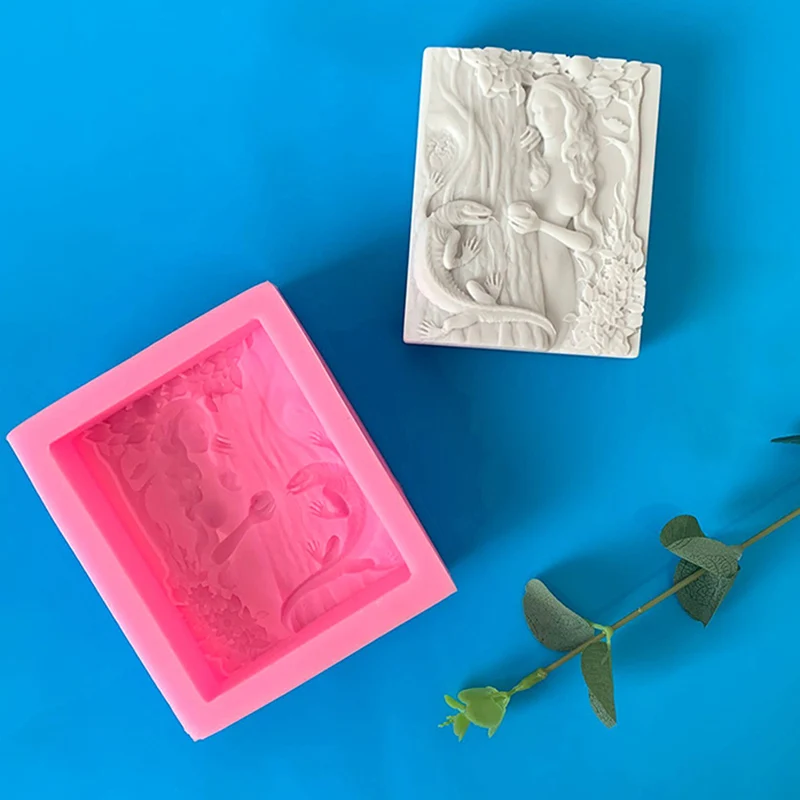 

Eve Shaped Soap Mold Silicone Mould DIY Tool Handmade Soap Molds Arts and Crafts