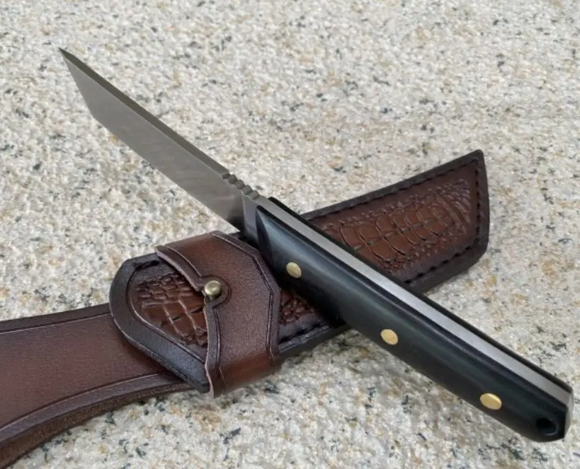 Нож VG10 с прямым фиксированным лезвием скрытого воина тактический карманный