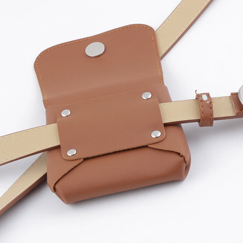 Ремень NO.ONEPAUL женский из натуральной воловьей кожи модный пояс с круглой пряжкой