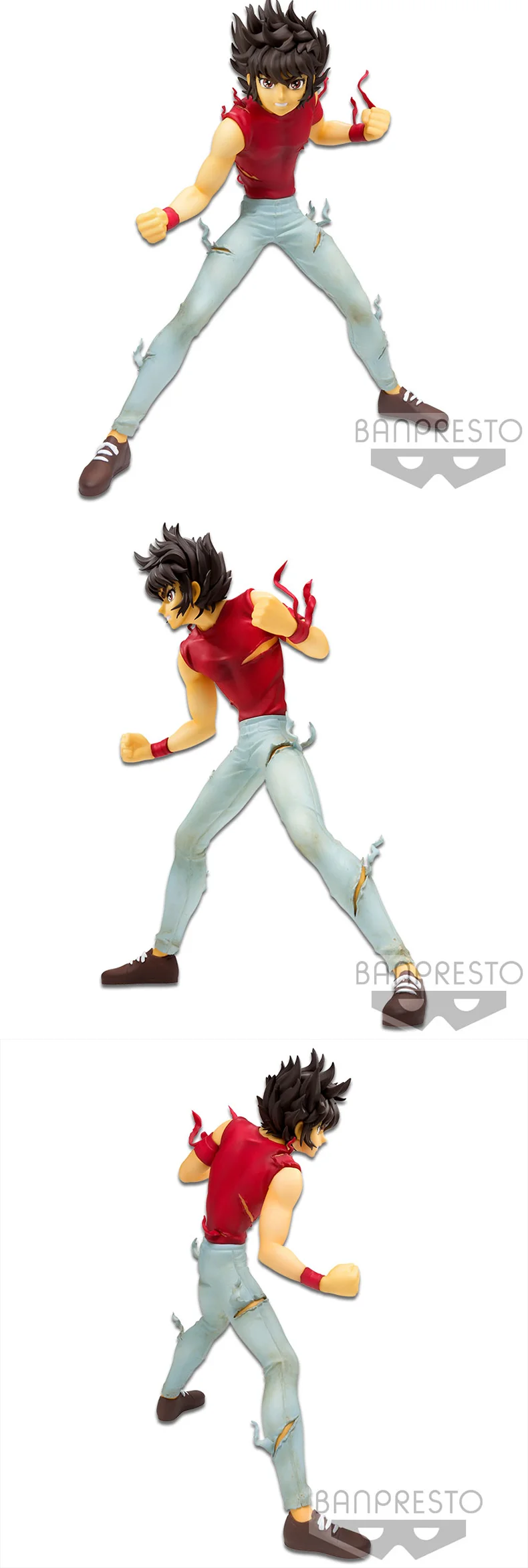 

Japan Original BANDAI BANPRESTO Saint Seiya Saint Seiya Biography Pegasus Seiya Figure, anime character