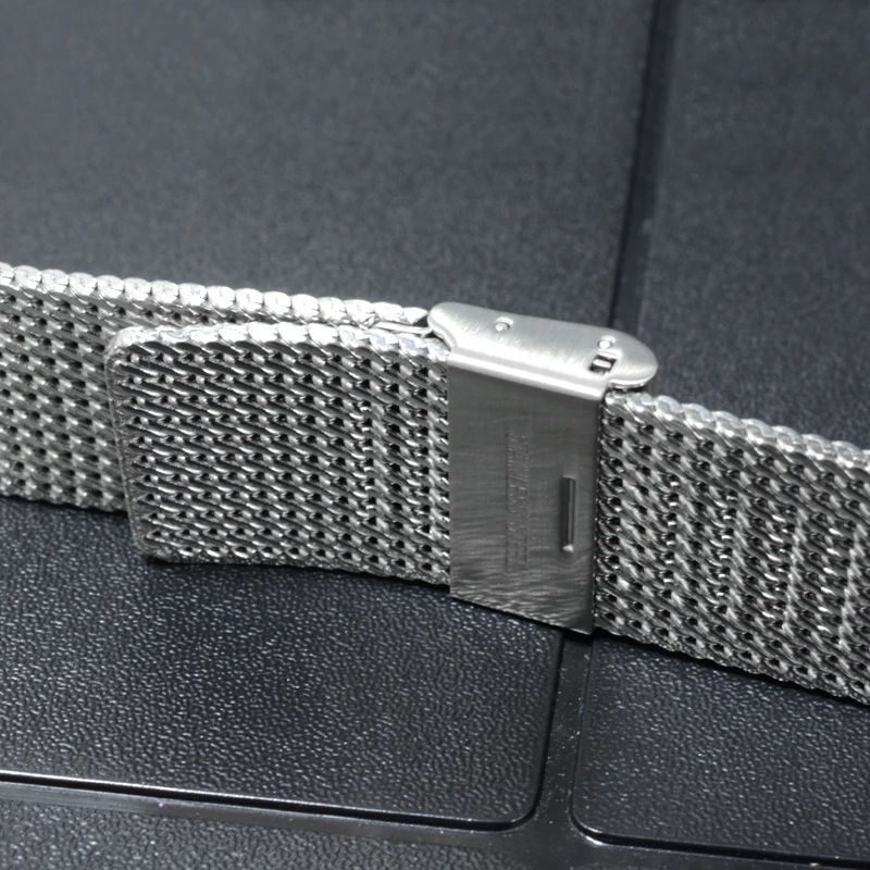 Cronos компоненты часов металлический ремешок сетка браслет нержавеющая сталь