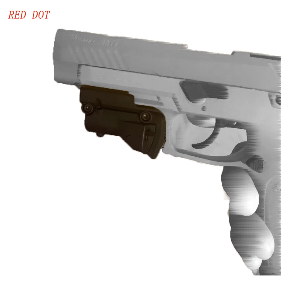 Тактический лазерный прицел 5 МВт с красной точкой для винтовки страйкбол Glock 17 19