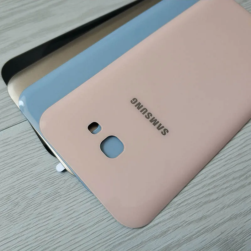 Задняя крышка батарейного отсека Samsung Galaxy A7 2017 3D стеклянный задний корпус сменная
