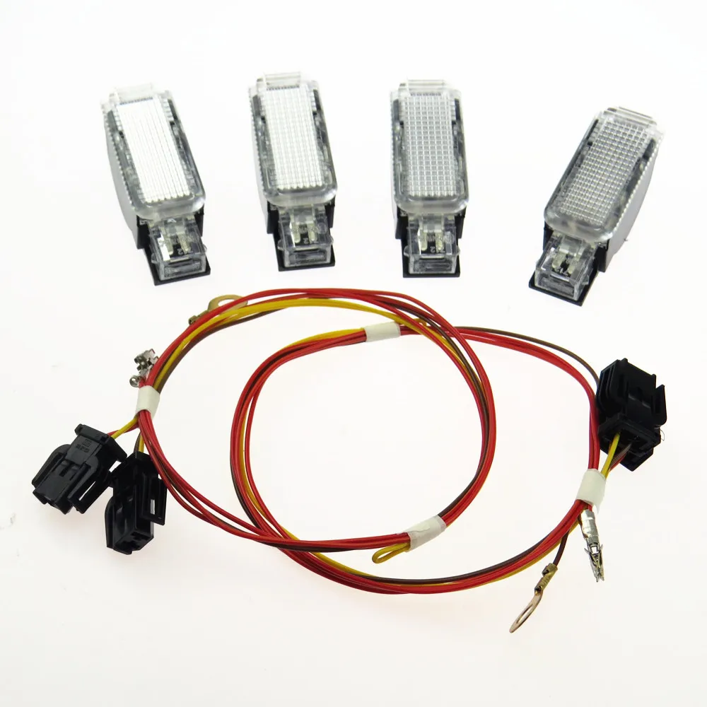 Сигнальная лампа и кабель для салона автомобиля A3 A4 S4 Q3 Q5 Q7 A8 A6 TT Sharan Seat Leon Alhambra Toledo