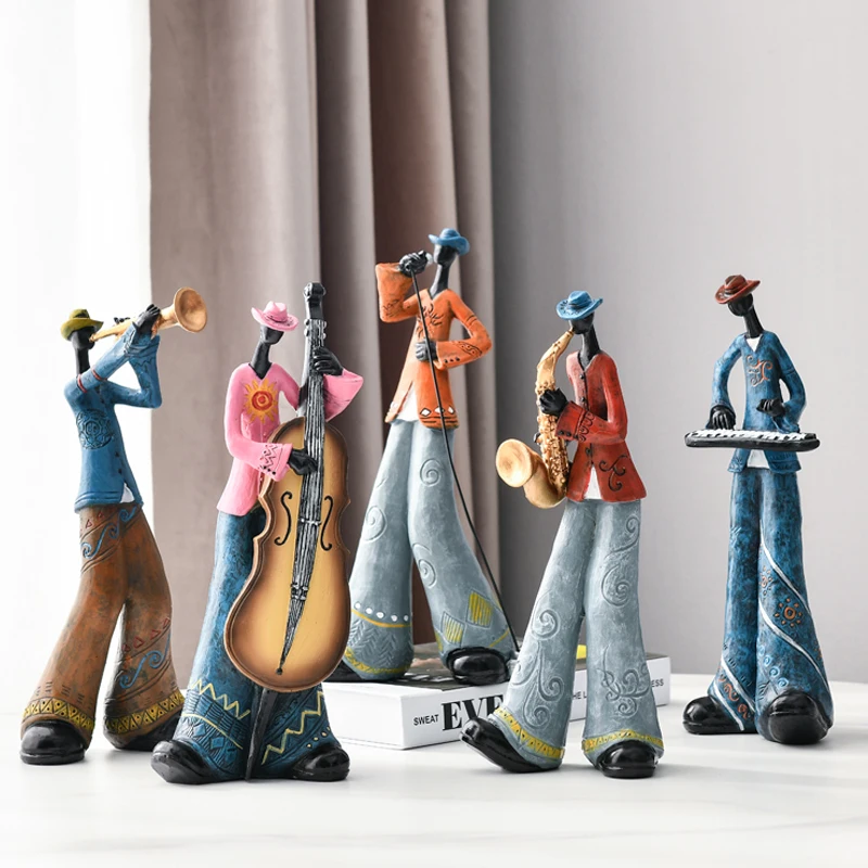 

Home Figurines Decor Living Room Bookshelf Cafe Wine Cabinet Decoration Ornaments Accessories Office Craft Artwork Morden Gifts