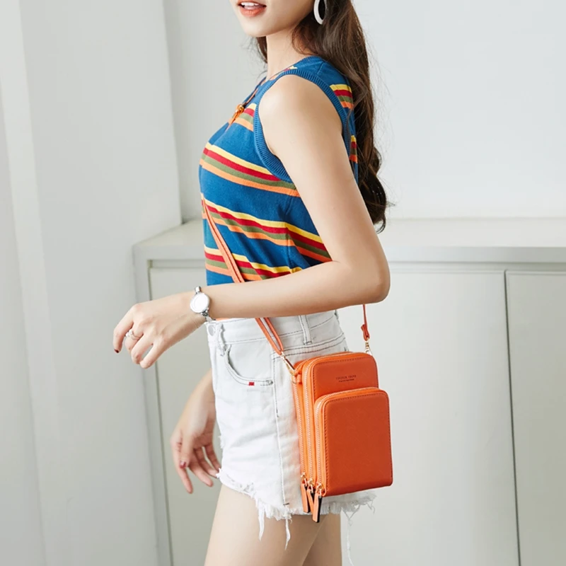 Новая яркая красочная сумка для мобильного телефона модные сумки через плечо