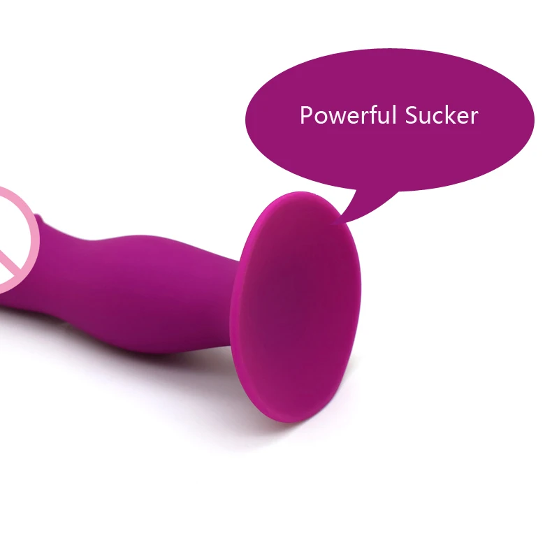 Pretty Love Горячие силиконовые Анальная пробка с присоской база Гей Секс игрушки