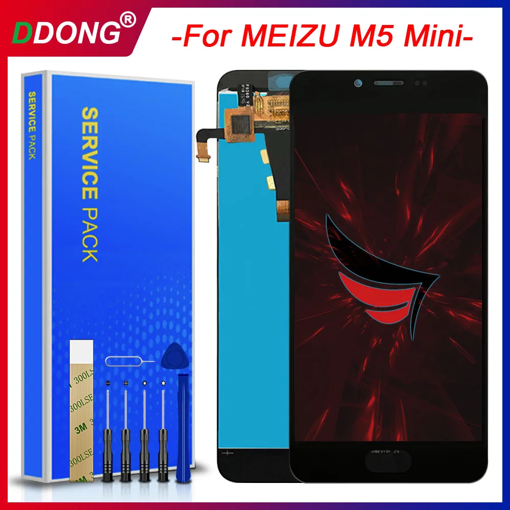 ЖК дисплей с рамкой для MEIZU M5 Mini M611A M611H M611Y M611D экран 5 2 дюйма дигитайзером и