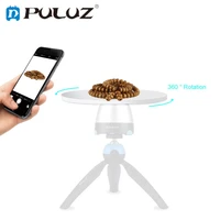 puluz 14 screw interface round tray compatible electronic 360 degree rotation panoramic photography tray 18cm tripod head plate