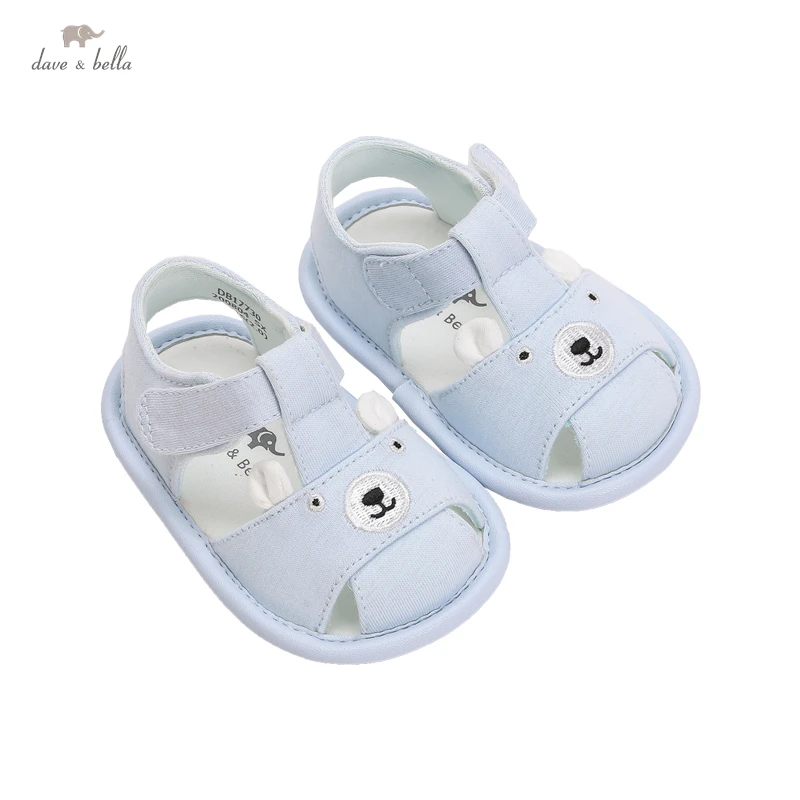 

DB17730 Dave Bella summer baby boys fashion cartoon print first walkers new born shoes
