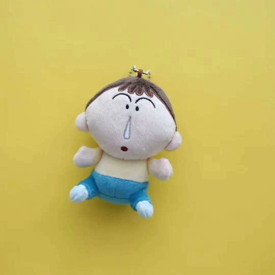 Плюшевая игрушка химавари Син-тян 11 см белая собачка динозавр мягкая подвеска