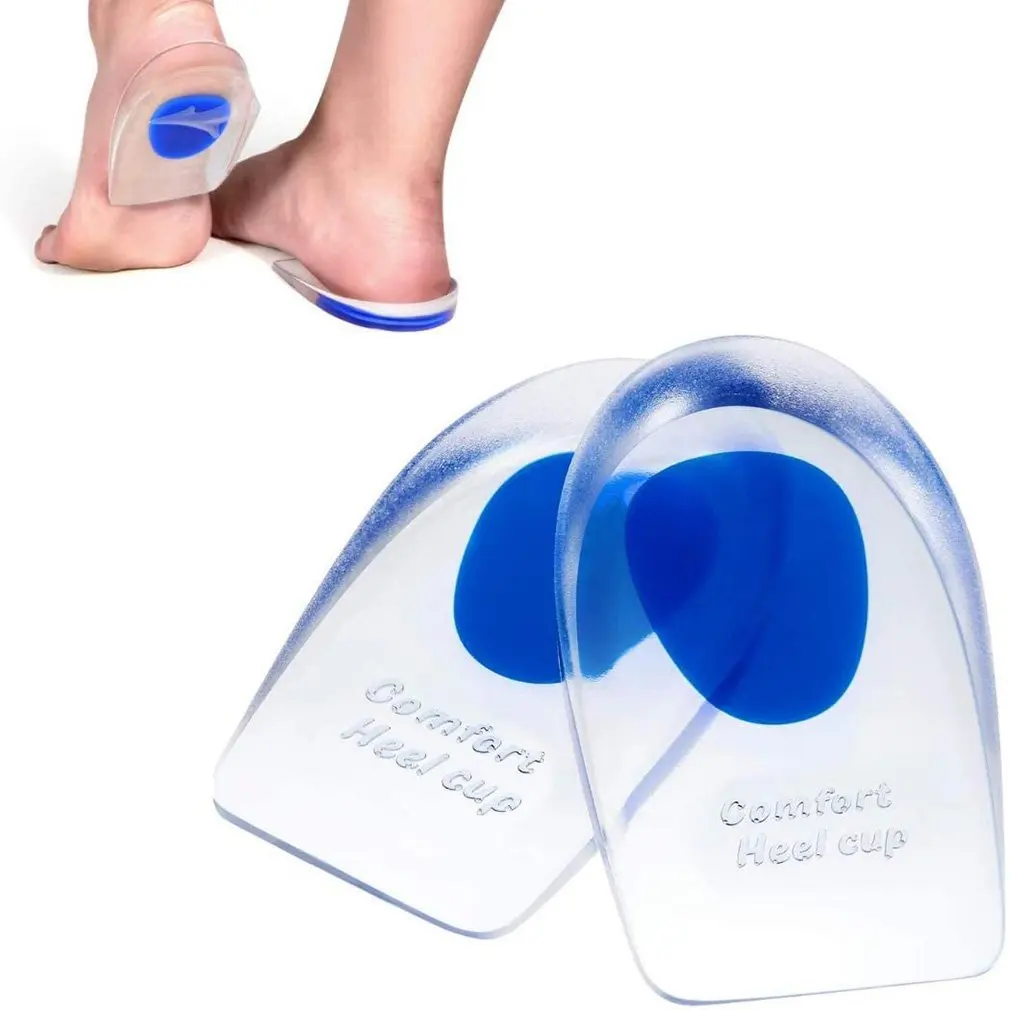 

Gel Heel Insoles DurablePads For Plantar Fasciitis Heel Spur And Achilles Pain Absorbent Gel Heel Cuplastic Cushions