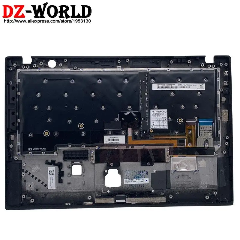 Harga Casing Atas Cangkang Asli Baru Palmrest Dengan Lampu Belakang Keyboard HU Hungarian Untuk Lenovo Thinkpad X1 Cover Laptop C Generasi Ke-5 Karbon