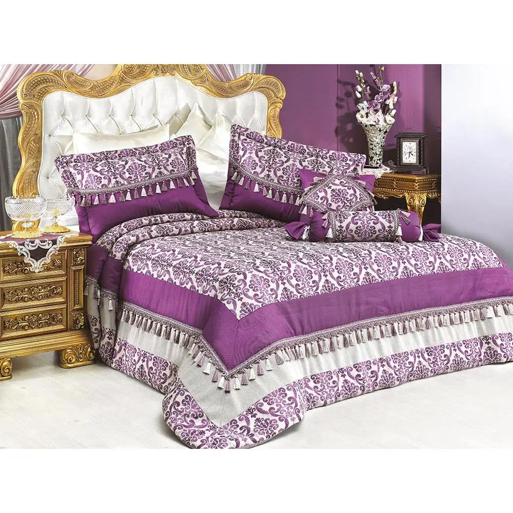 

Vinaldi Sahara Jacquard Bedclothes Purple