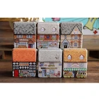 Металлический контейнер для детских подарков, миниатюрная цветная Оловянная коробка для хранения мелких предметов, Настольная коробка для хранения косметики, домашние коробки для хранения ювелирных изделий