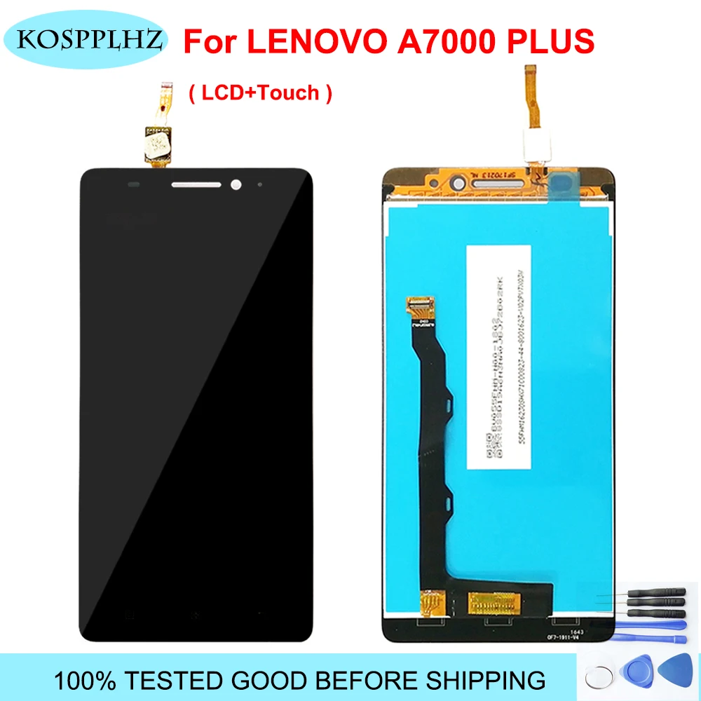 5 дюймов для Lenovo A7000 Plus ЖК-экран дисплей с сенсорным экраном дигитайзер сборка