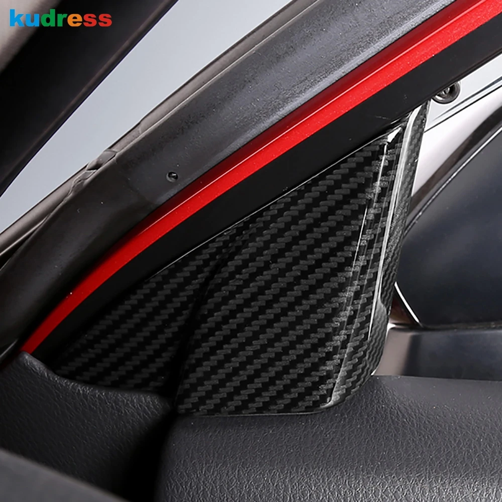Для Toyota Camry 70 2018 2019 2020 углеродного волокна спереди фон интерьера с оконными столб