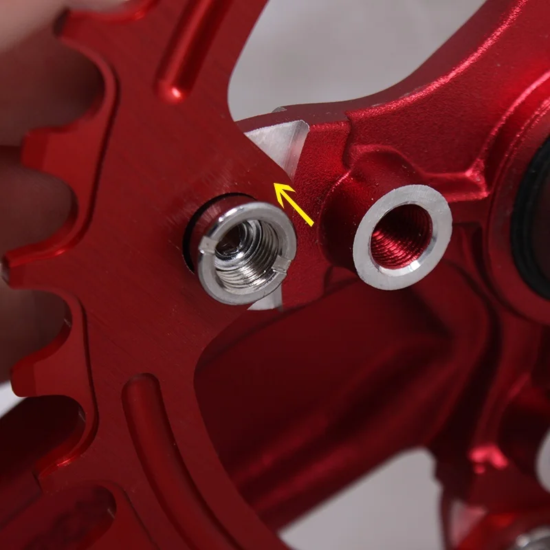 5PC MTB Crank Bolts Single Speed Bike Chainwheel Bolts Dental Plate Screws Steel Crankset Screws Bolt Mountain Bike Components image 4