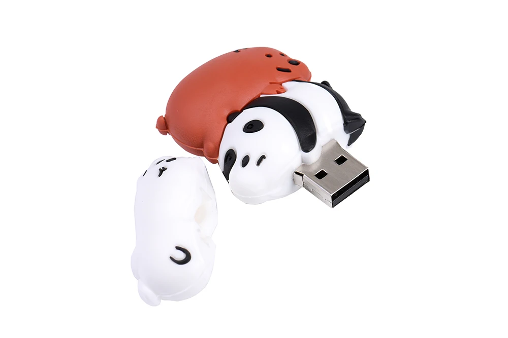 JASTER флеш-диск USB 2,0, милая мультяшная Флешка с тремя медведями, флешка, 4 ГБ, 16 ГБ, 32 ГБ, 64 ГБ, животный U диск