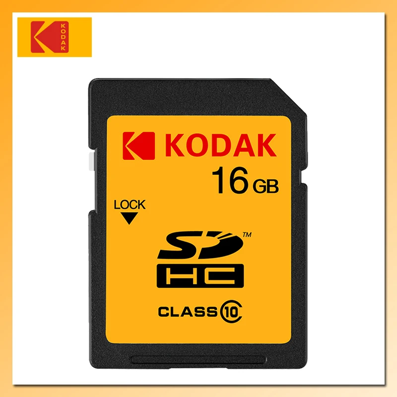 Карта памяти KODAK U1 высокоскоростная SD карта 32 ГБ 80 Гб МБ/с. 16 50 класс 10 для цифровых