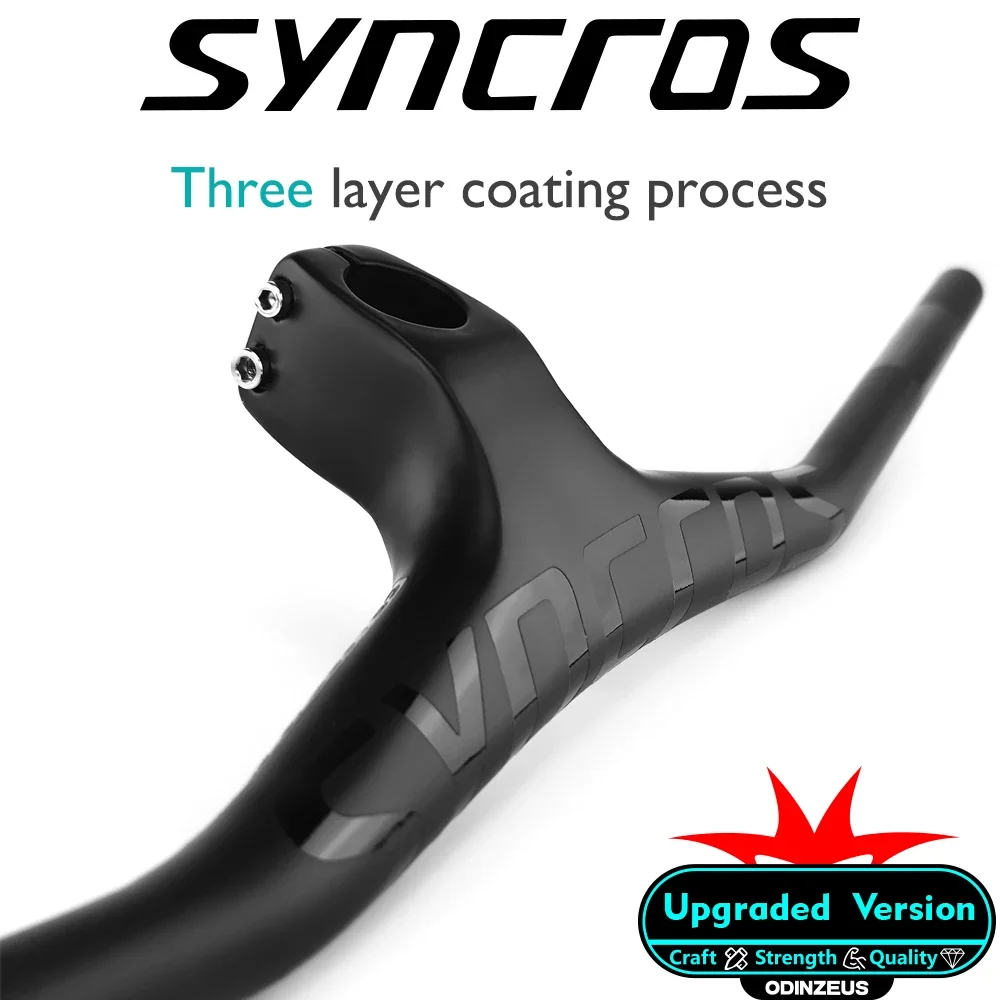 Цена Полностью карбоновый горный велосипедный руль Syncros, фотофрейзер IC SL -17 °, цветной Интегрированный руль 660 мм-800 мм