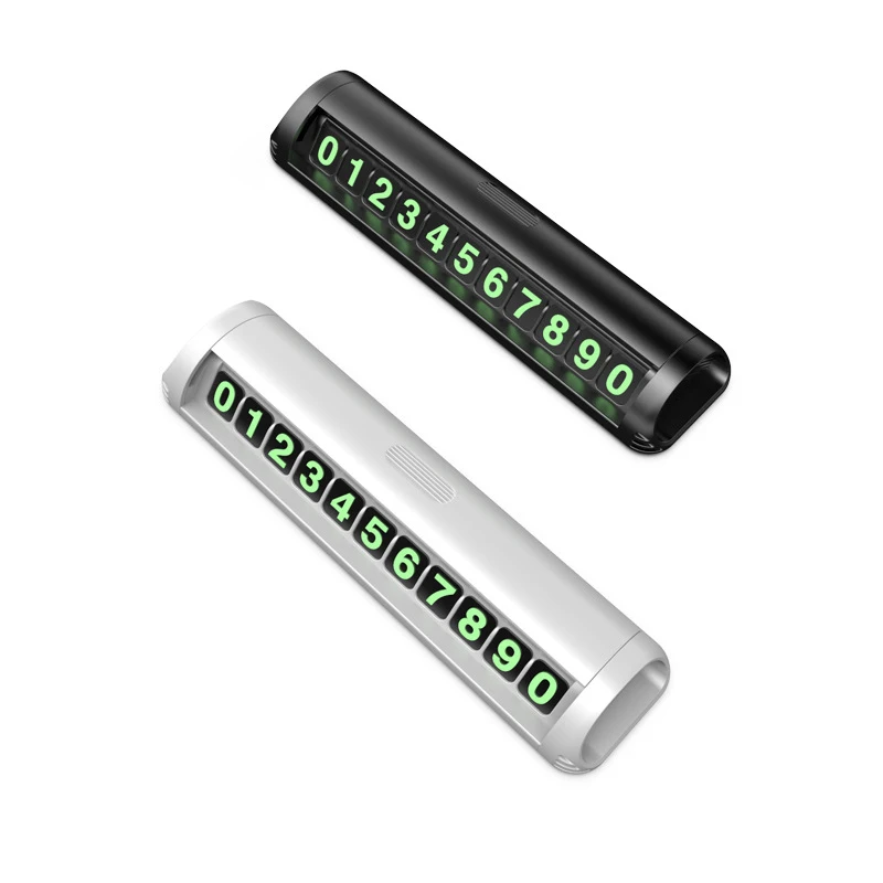 

Car Styling Temporary Parking Card Luminous Car Parking Auto Cards Park Stop Automobile Accessories Car Sticker