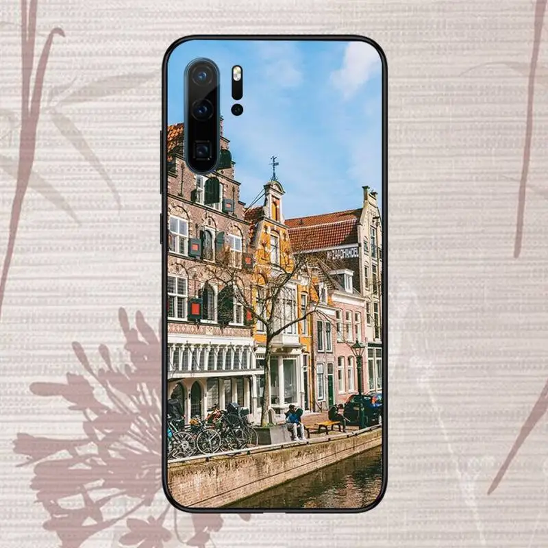 

Beautiful view of amsterdam Phone Case For Huawei P20 P30 P40 lite Pro P Smart 2019 Mate 10 20 Lite Pro Nova 5t