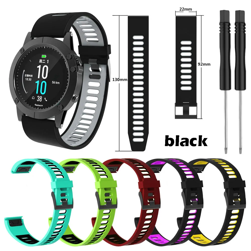 Спортивный силиконовый сменный Браслет с ремешком для Garmin fenix5/5 Plus
