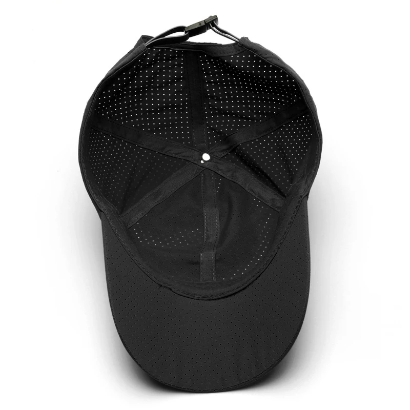 [NORTHWOOD] Дышащая твердая бейсбольная кепка для мужчин женщин летних шляп с черным