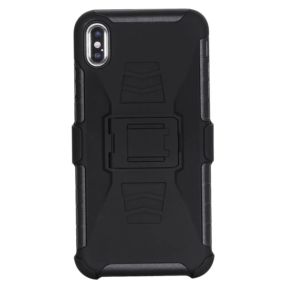 Belt Clip Holster Shockproof Armor Case Shell for iPhone 11 Pro X XS MAX XR 6 6S 7 8 Plus Heavy Duty Phone Box With Kick Stand |